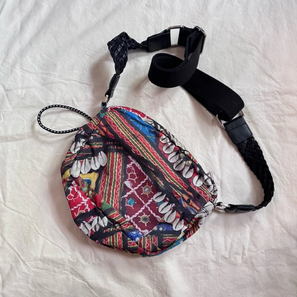 L.A.M.B. African‎ Shell and Mahi Print Crossbody Bag